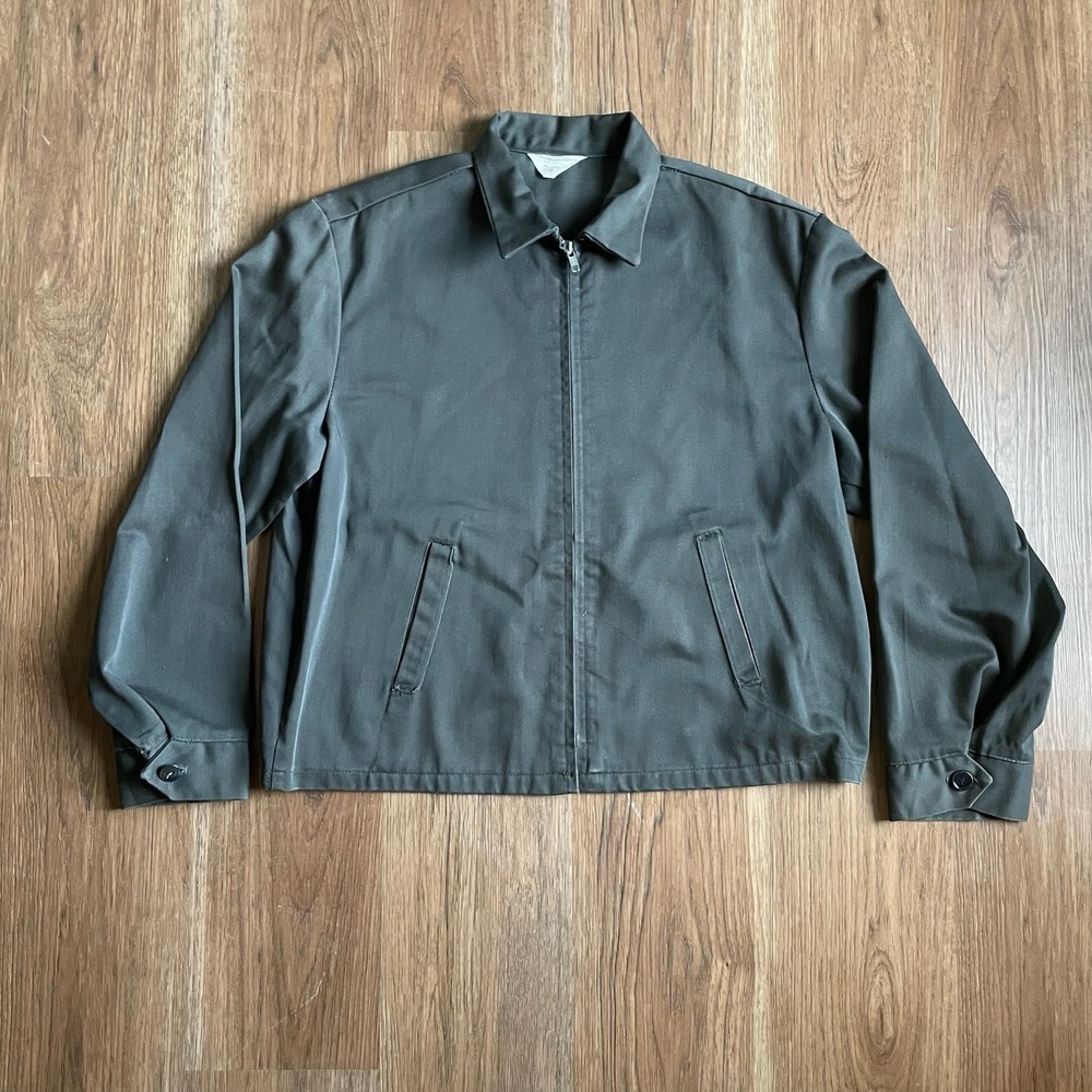 Vintage Big Mac Jacket Mens L Olive Penn-Prest 1960s 70s Penneys Work Street